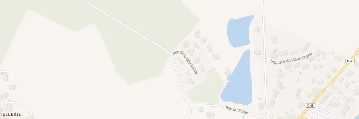 Plan du 2 Rue de la gite ronde aux Pineaux