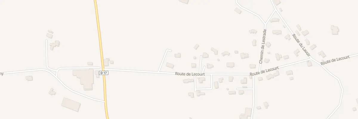 Plan du 158 Rte de Lecourt à Orist