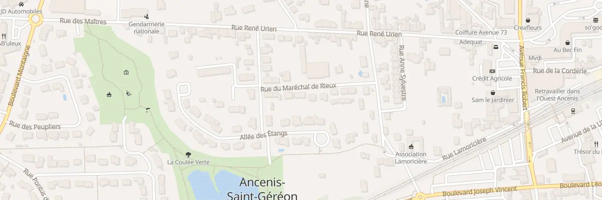 Plan du 119 Rue du Marechal de Rieux à Ancenis-Saint-Géréon