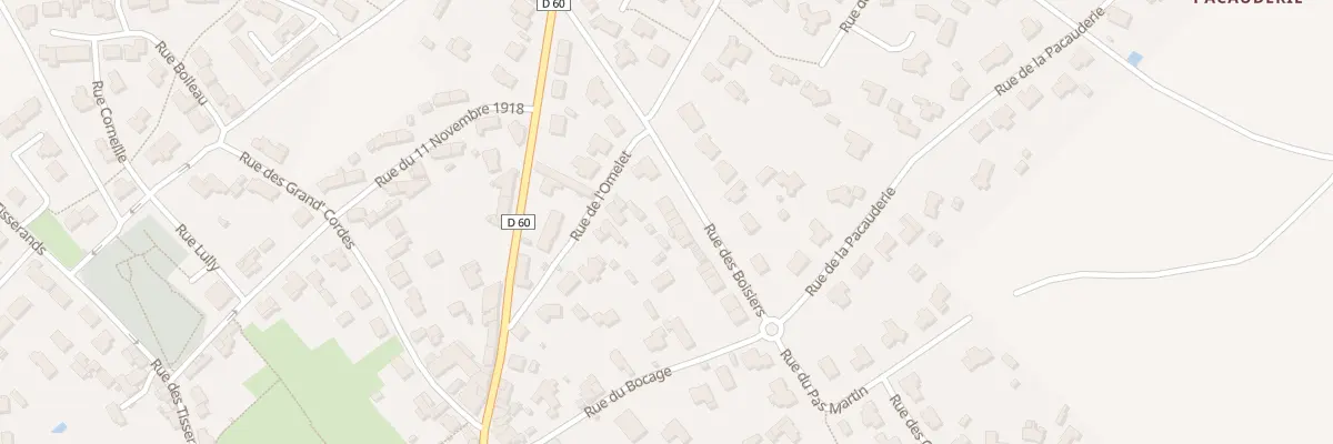 Plan du 9 Rue des Boisiers à Boussay