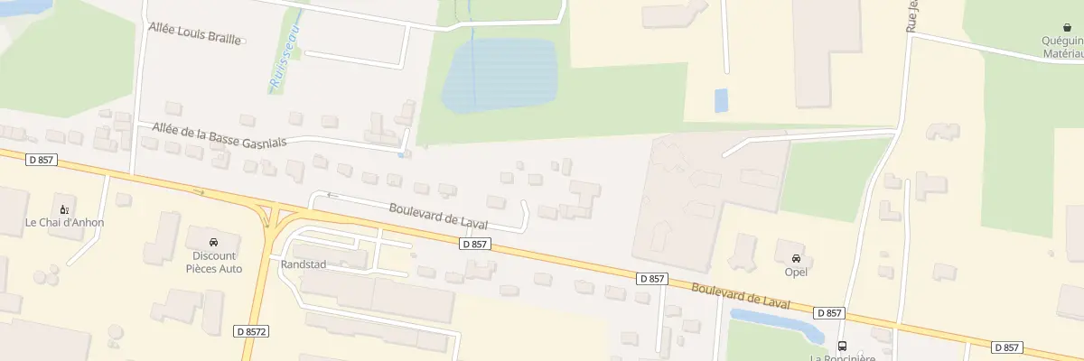 Plan du 165 Bd de Laval à Vitré