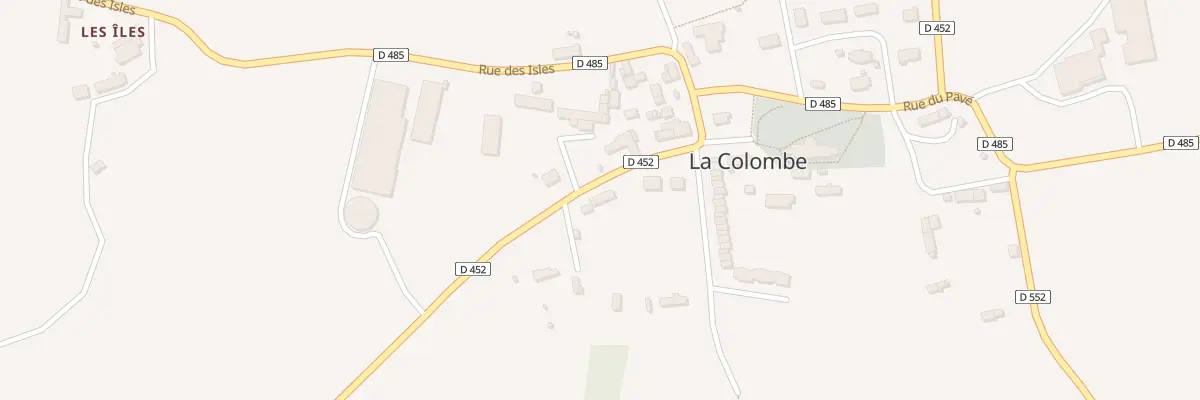Plan du 6 Rue du Pavé à La Colombe