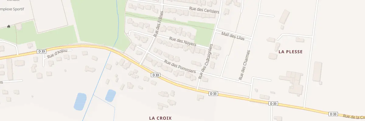 Plan du 8 Rue des Pommiers à Étrelles