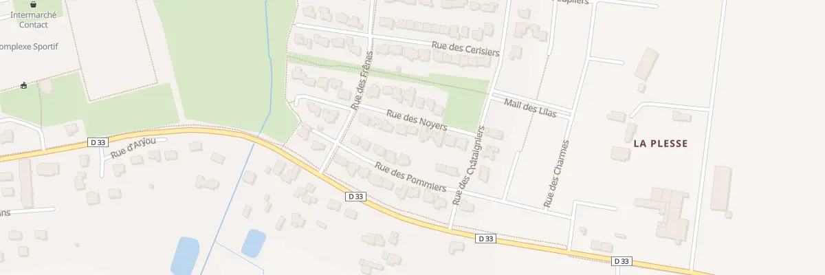 Plan du 10 Rue des Noyers à Étrelles