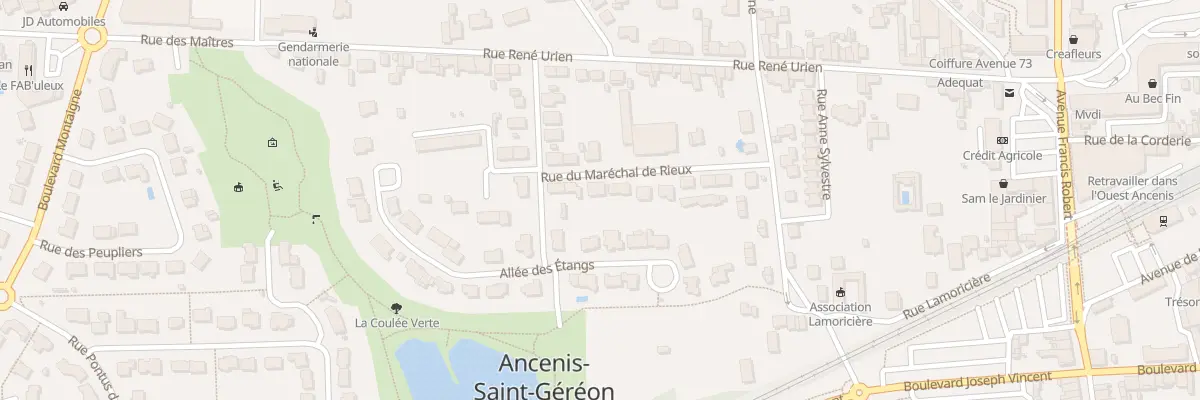 Plan du 137 Rue du Marechal de Rieux à Ancenis-Saint-Géréon