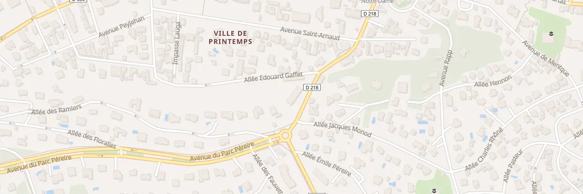 Plan du 25 Bd de la Cote d’Argent à Arcachon