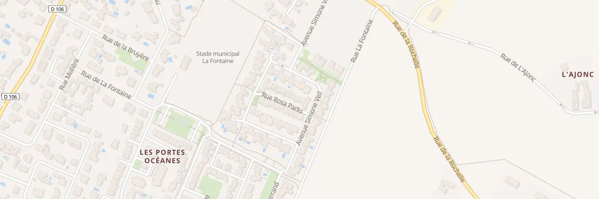 Plan du 4 Rue Rosa PARKS à L’Houmeau