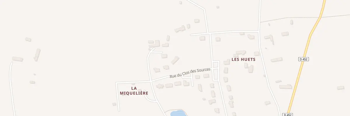 Plan du 30 Rue du Clos des Sources à La Colombe