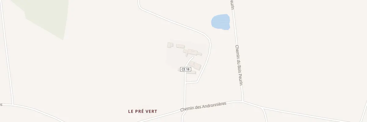 Plan de Che de l’Andronnière à Senonnes
