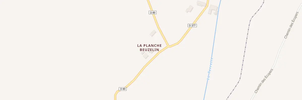 Plan du 26 La Planche Beuzelin à Amigny