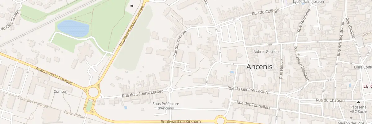 Plan du 173 Rue Saint Fiacre à Ancenis-Saint-Géréon