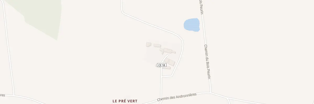 Plan du 895 Che de l’Andronnière à Senonnes