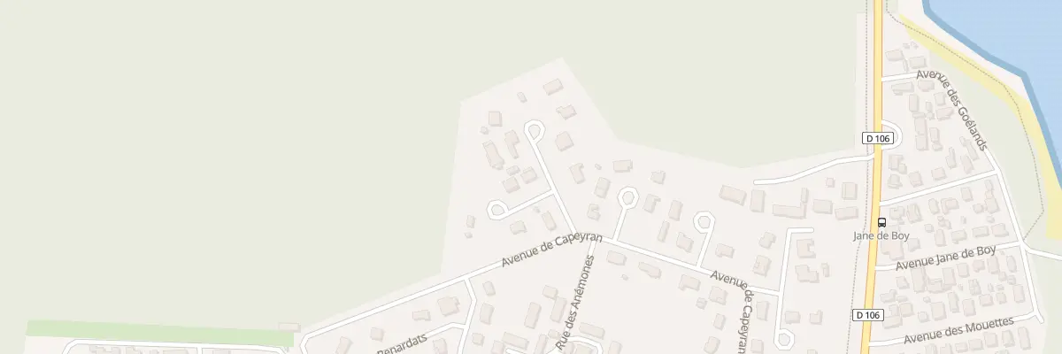 Plan du 1 Rue du Mailloulas à Lège-Cap-Ferret