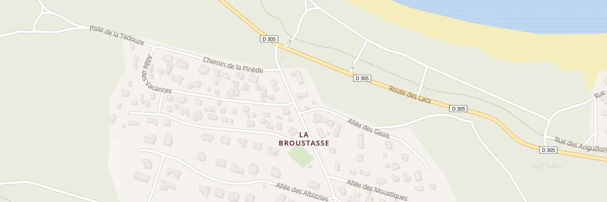 Plan du 101 Av de la Broustasse à Biscarrosse