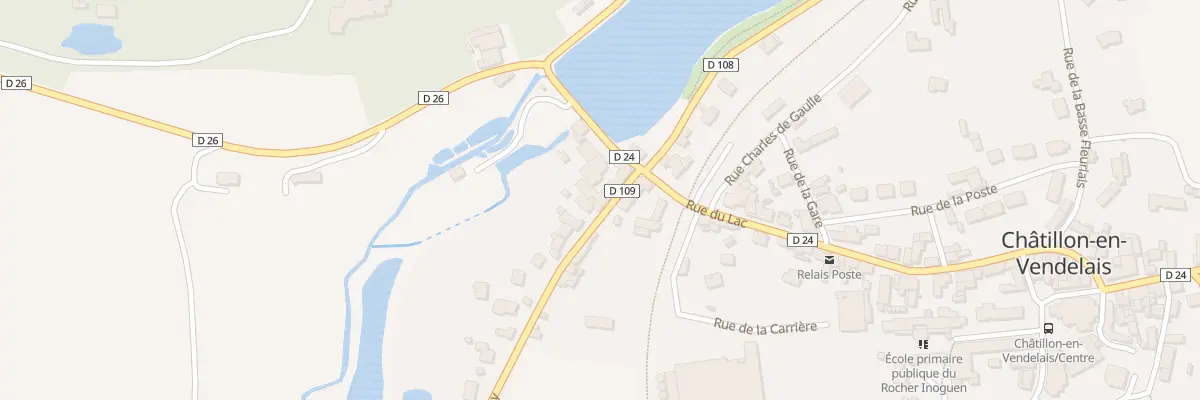 Plan du 12 Rue de Villanfray à Châtillon-en-Vendelais