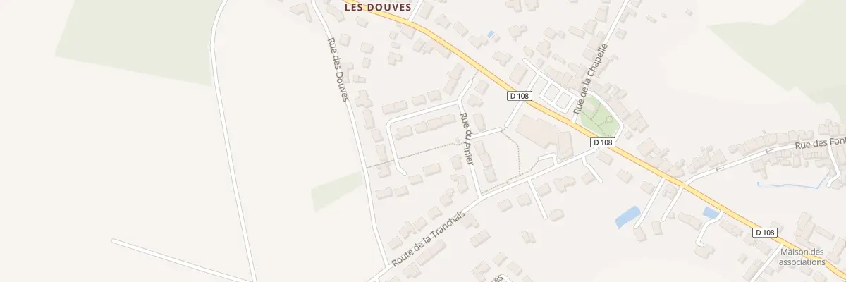 Plan du 23 Rue du pinier à La Regrippière