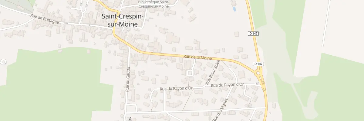 Plan du 27 Rue de la Moine (St Crespin) à Sèvremoine