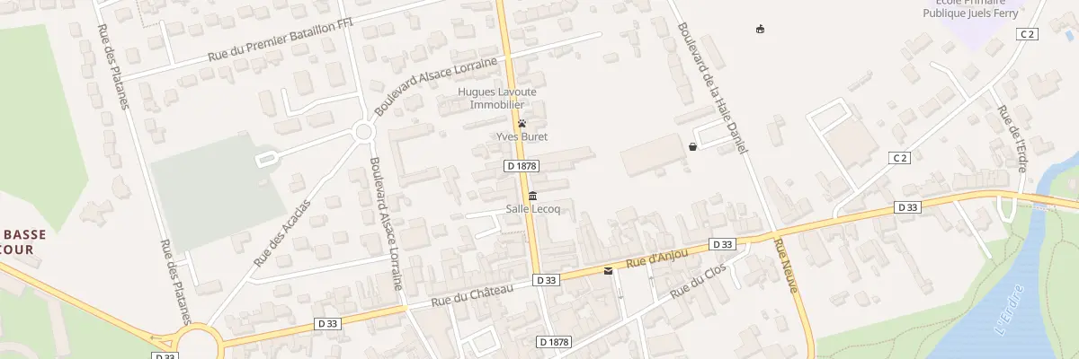 Plan du 22 Av C H de Cosse Brissac à Vallons-de-l’Erdre