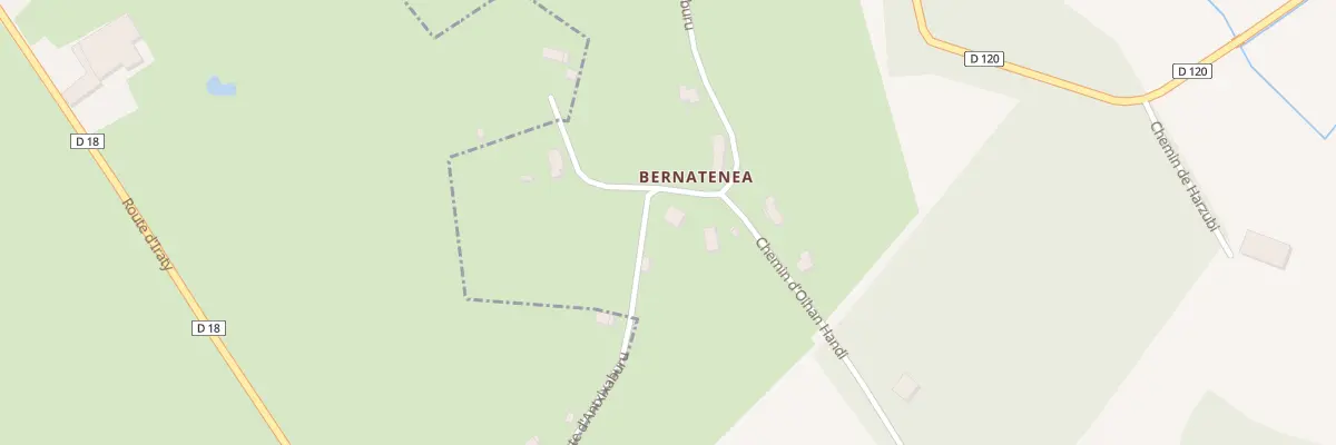 Plan du 7061 Antxixarburu à Bussunarits-Sarrasquette