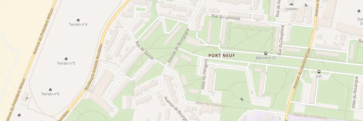 Plan du 7 Rue de la Vendée à La Rochelle