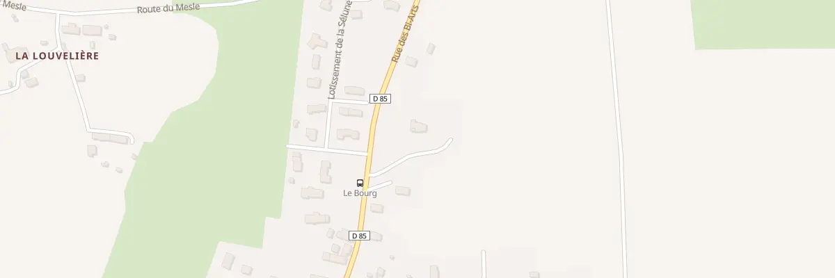 Plan du 5 Rue des Bi-Arts - Les Biards à Isigny-le-Buat