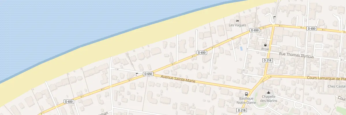 Plan du 33 Bd de l’Océan à Arcachon