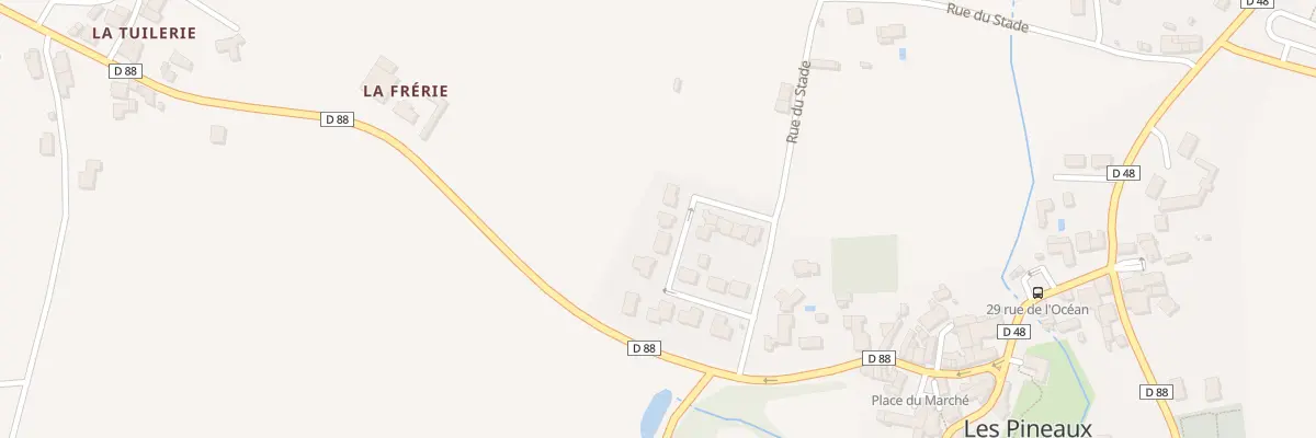 Plan du 13 Rue des myrtilles aux Pineaux
