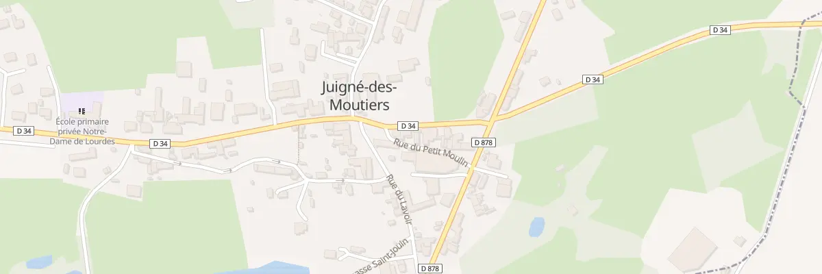 Plan du 4 Rue d’Anjou à Juigné-des-Moutiers