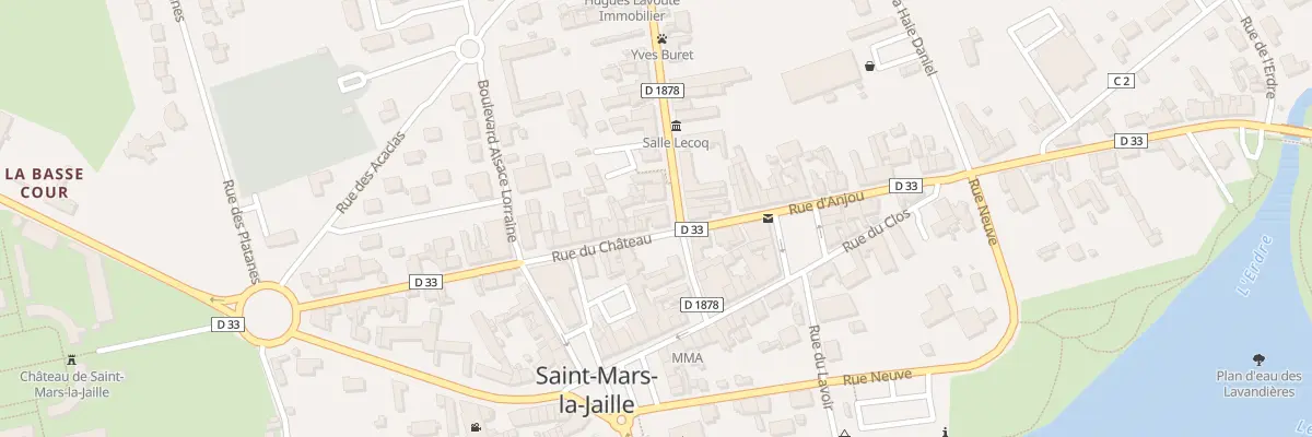 Plan du 2 Rue du Château à Vallons-de-l’Erdre
