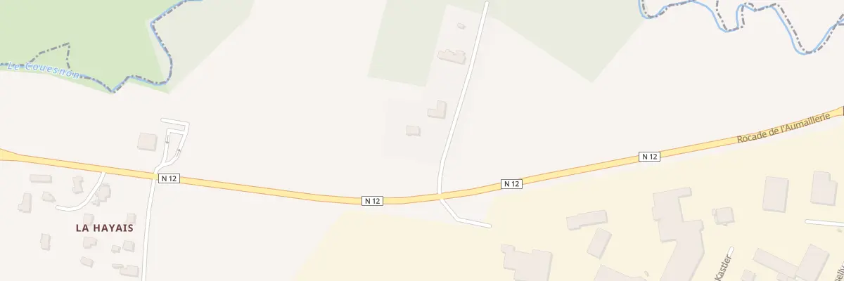 Plan du 5 La Hayais à Javené