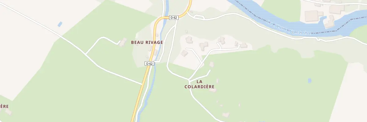 Plan du 101 La Colardière à La Bruffière