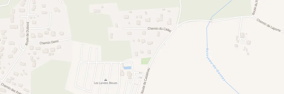 Plan du 409 Rte de Castelnau à Aureilhan