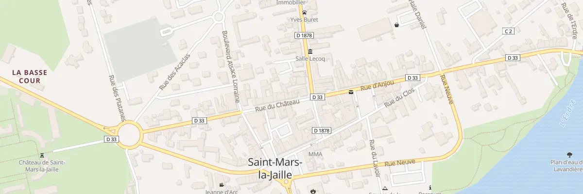 Plan du 6 Rue du Château à Vallons-de-l’Erdre