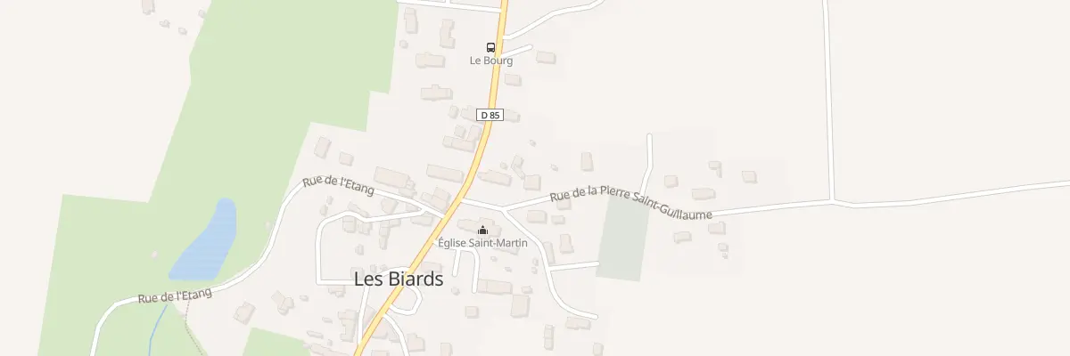 Plan du 3 Rue Pierre St Guillaume Biards à Isigny-le-Buat
