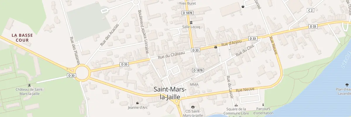 Plan du 3 Rue du Château à Vallons-de-l’Erdre