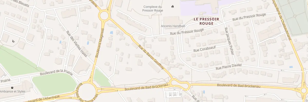 Plan du 9010 Rue du Pressoir Rouge à Ancenis-Saint-Géréon