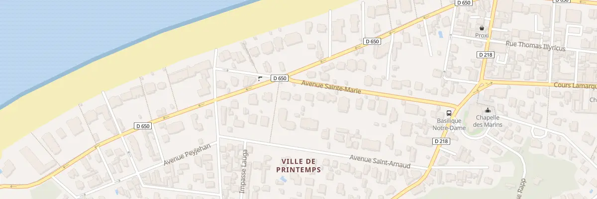 Plan du 26 Av Sainte Marie à Arcachon