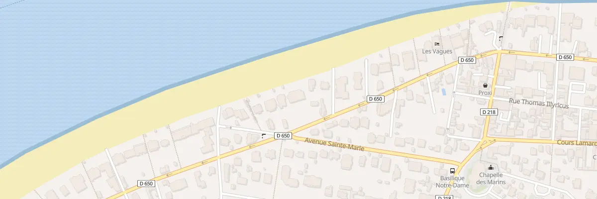 Plan du 39 Bd de l’Océan à Arcachon