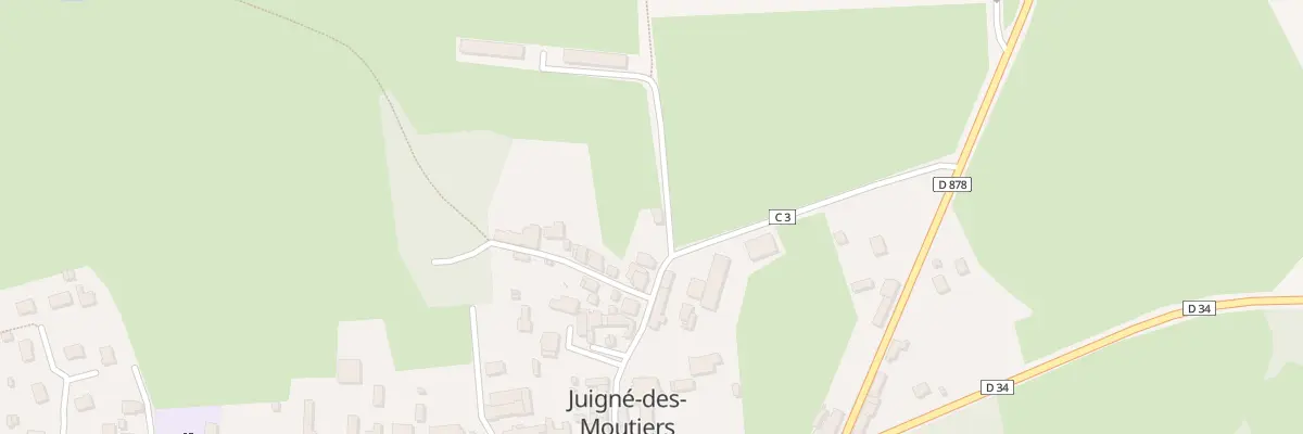 Plan du 13 Rue du Calvaire à Juigné-des-Moutiers