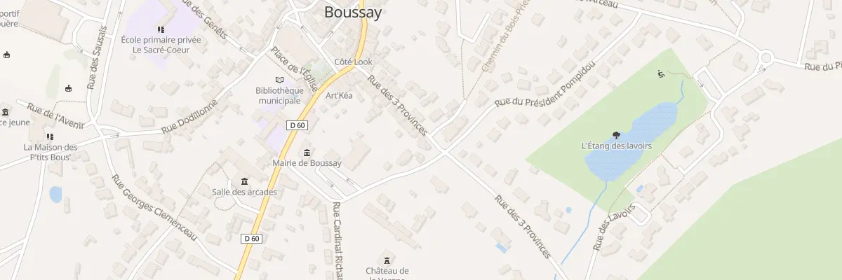 Plan du 5674 Rue des Trois Provinces à Boussay