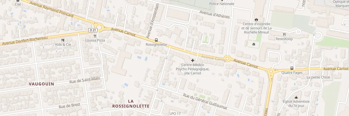 Plan du 269 Av Carnot à La Rochelle