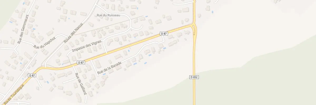 Plan du 240 Rue de la Barade à Sainte-Eulalie-en-Born