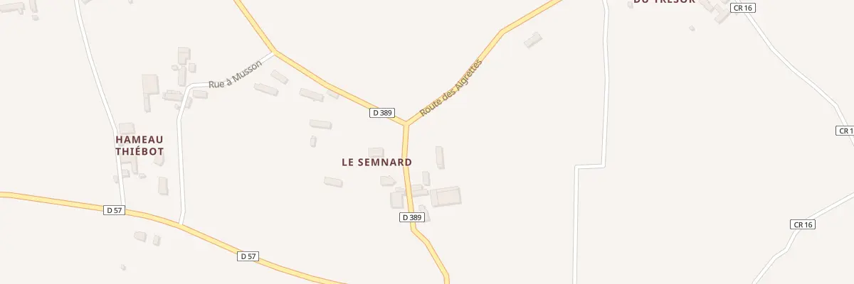 Plan du 11B Le Semnard à Graignes-Mesnil-Angot