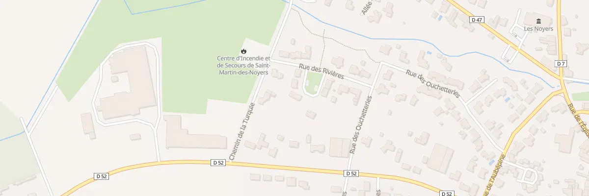 Plan du 11 Rue des rivières à Saint-Martin-des-Noyers