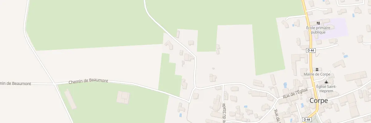 Plan du 11 Rue de l’ouche marchand à Corpe