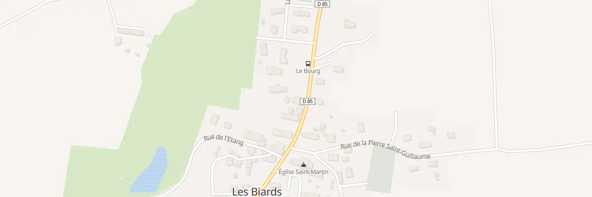Plan du 8 Rue des Bi-Arts - Les Biards à Isigny-le-Buat