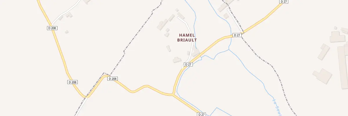 Plan du 5010 Le Hamel Brioult à La Haye-Bellefond