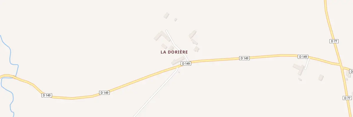 Plan du 1 La Doriere à Thèreval