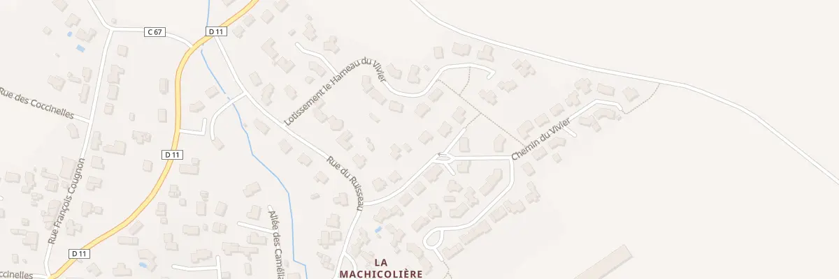 Plan du 5519 Che du Vivier à Saint-André-Goule-d’Oie