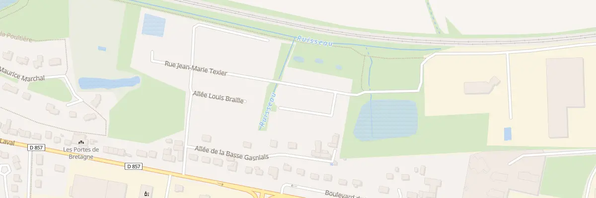 Plan du 23 Rue Jean-Marie Texier à Vitré